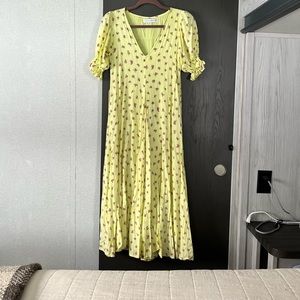 FAITHFUL THE BRAND floral midi dress